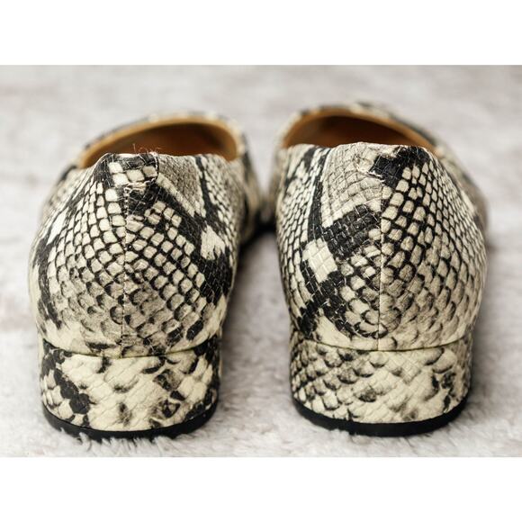Easy Spirit Caldise Snake Print Leather Block Heel Shoes Womens Size 9 NWOB - Picture 5 of 15